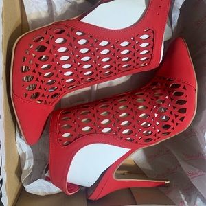 Red high heels